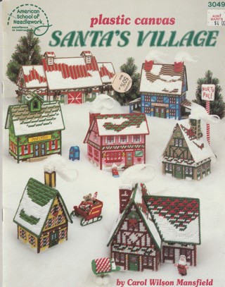 Plastic Canvas Leaflet/Booklet: Santa's Village
