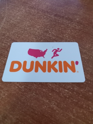Dunkin gift card 2.50 might go up 