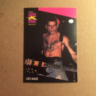 1991 ProSet Super⭐️Stars MusiCards | CRO-MAGS | Card # 158