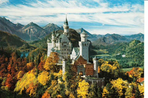 Vintage Postcard Neuschwanstein Castle, Germany