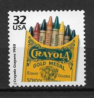 1998 Sc3182d Celebrate the Century: 1900's Crayola Crayons MNH