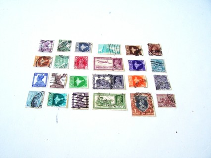 India Postage Stamps used set of 25