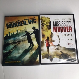 Lot of 2 DVD movies Murder Inc. & Mississippi Murder  