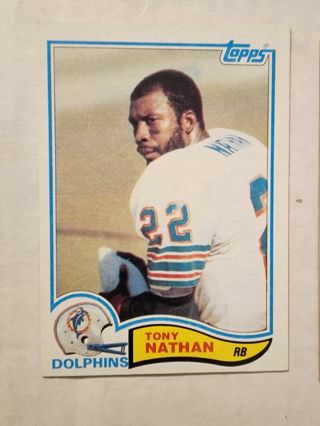 82 Topps Tony Nathan #133