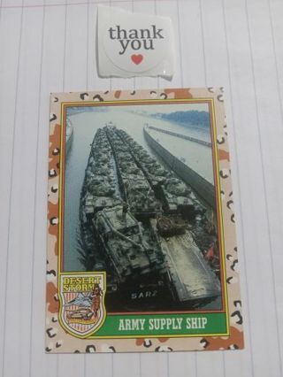 Desert Storm Card