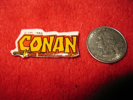 1984 Marvel Comics Conan The Barbarian Refrigerator Magnet: Logo