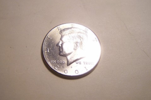 BU 2001-P Kennedy Half Dollar JFK