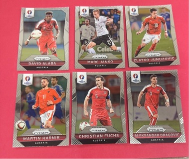 2016 Panini Prizm euro soccer lot