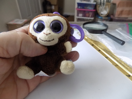 McDonalds toy TY Beanie Babies Mini monkey keychain