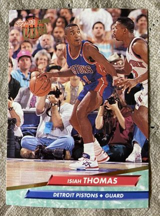 1992 Isiah Thomas Fleer Ultra #59 HOFer Detriot Pistons