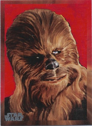 2017 Star Wars 40th Anniversary #167 Portrait of a Wookiee