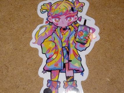 Cute one nice vinyl sticker no refunds regular mail only win 2 or more get bonus
