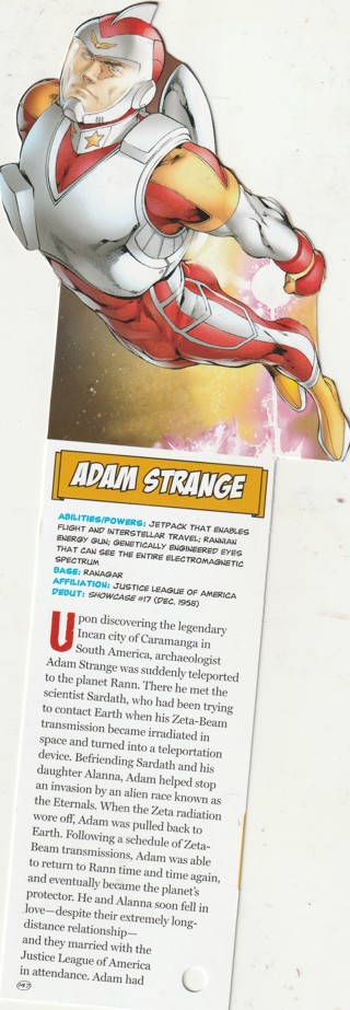 Fandex, DC Comics Card: Very Unusual Shape: ADAM STRANGE