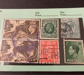 United Kingdom stamp set 