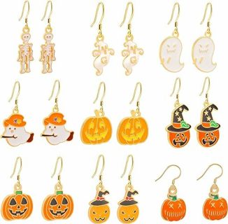 22 PAIR HALLOWEEN EARRINGS (PLEASE READ DESCRIPTION)