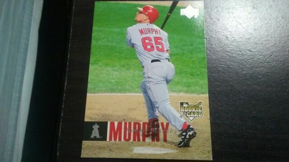 2006 UPPER DECK ROOKIE TOMMY MURPHY CALIFORNIA ANGELS BASEBALL CARD# 969