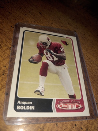 Two card lot football  Anquan boldin and Willie McGahee  both rookies 