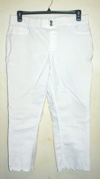 (14) - White Cato Jeans Ankle Length