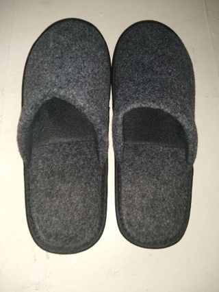 Dark Grey Slippers Size 11
