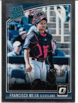 2018 DONRUSS OPTIC FRANCISCO MEJIA ROOKIE CARD