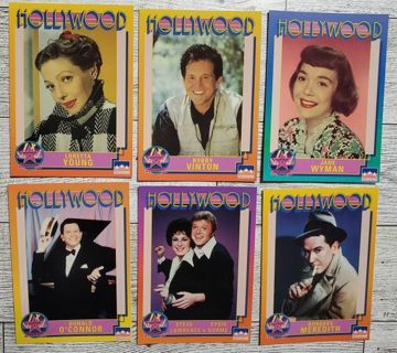 6 Hollywood 1991 Cards