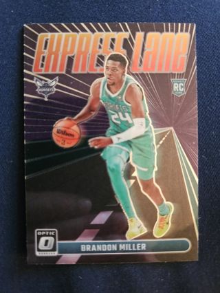 2023-24 Donruss Optic Express Lane Rookie Brandon Miller