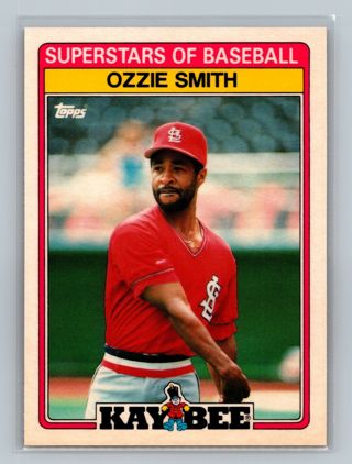 1989 KayBee Ozzie Smith SUPERSTARS OF BASEBALL #28 - St. Louis Cardinals 