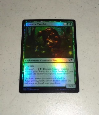 Greater Tanuki FOIL x1 ~NM~ NEO Magic the Gathering MTG~