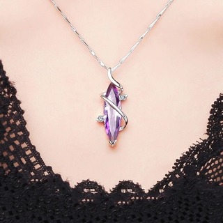 Purple Marquis women's Necklace