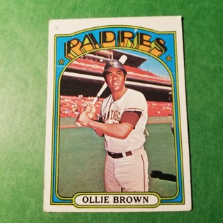 1972 - TOPPS BASEBALL CARD HI NO. 551 - OLLIE BROWN - PADERS