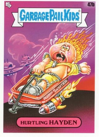 2020 Garbage Pail Kids 35th Anniversary Hurtling Hayden 47b