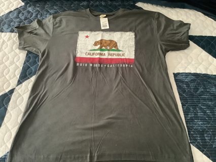 Men XL California Republic Muir Woods T-Shirt Brand New With Tag