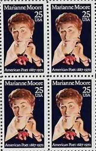 6 NEW MARRIANNE MOORE USA 25CENT STAMPS