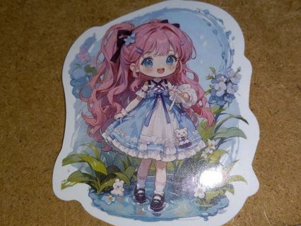 Anime Cute nice 1⃣ vinyl sticker no refunds regular mail only Very nice quality!