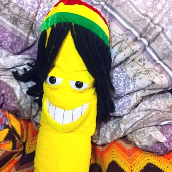 Jamaican banana stuffed sale animal