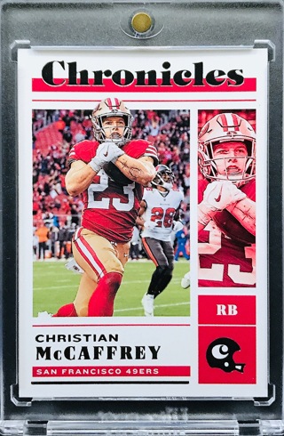 Christian McCaffrey - 2022 Panini Chronicles #29 - San Francisco 49ers [AA108]