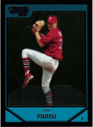 MIKE PARISI - RC ROOKIE #BC102 ST. LOUIS CARDINALS - 2007 Bowman Chrome MLB