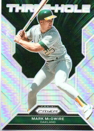 2023 Panini Prizm Mark Mcgwire Three Hole Refractor