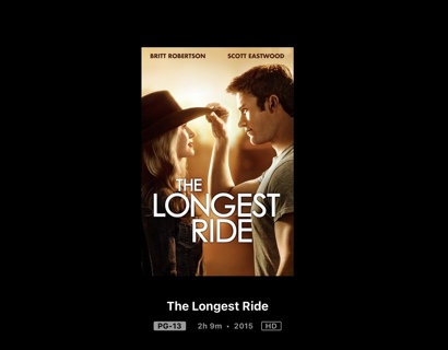 Nicholas Sparks Movie The Longest Ride HD Digital Movie Code