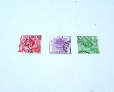 Orange River Colony Postage Stamps used set of 3