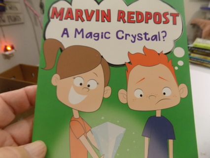 Marvin Redpost A Magic Crystal book, chapter book by Louis Sacker