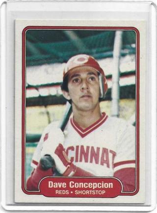 1982 FLEER DAVE CONCEPCION CARD