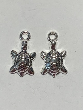 OCEAN/BEACH CHARMS~#74~SILVER~2 CHARMS~FREE SHIPPING!