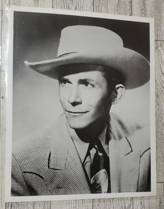 Hank Williams Sr. 8 x 10" Glossy Photo