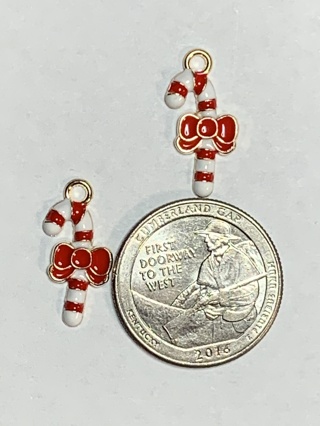 CHRISTMAS CHARMS~#58~SET OF 2 CHARMS~FREE SHIPPING!