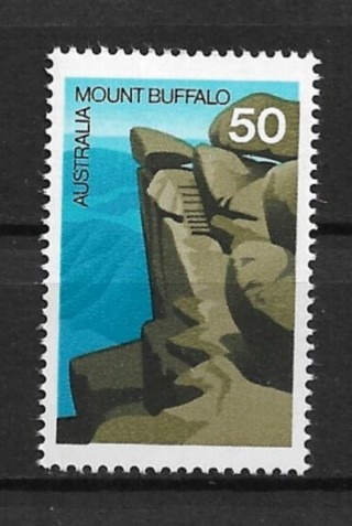 1976 Australia Sc644 50¢ Mount Buffalo, Victoria MNH