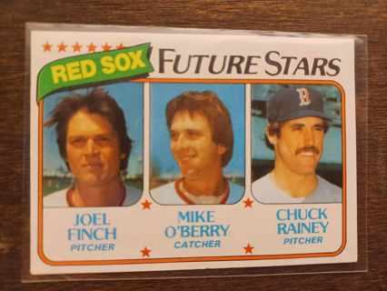 1980 Topps #662 Joel Finch/Mike O'Berry RC/Chuck Rainey RC