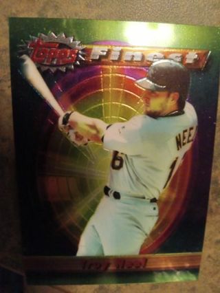 1984 TOPPS RINEST TROY NEEL OAKLAND ATHLETICS BASEBALL CARD# 13