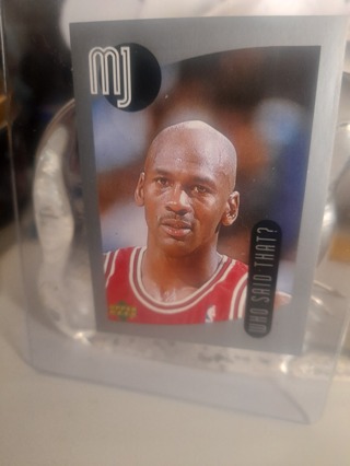 1998 Michael Jordan Upper Deck (Europe) Sticker or Card