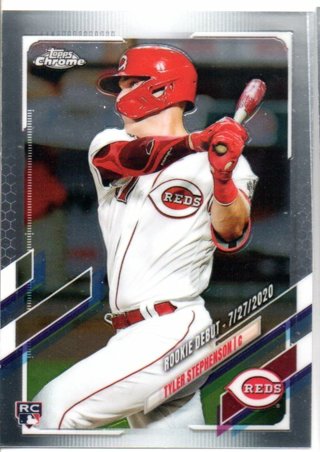 2021 Topps Chrome Update Tyler Stephenson Rookie US26